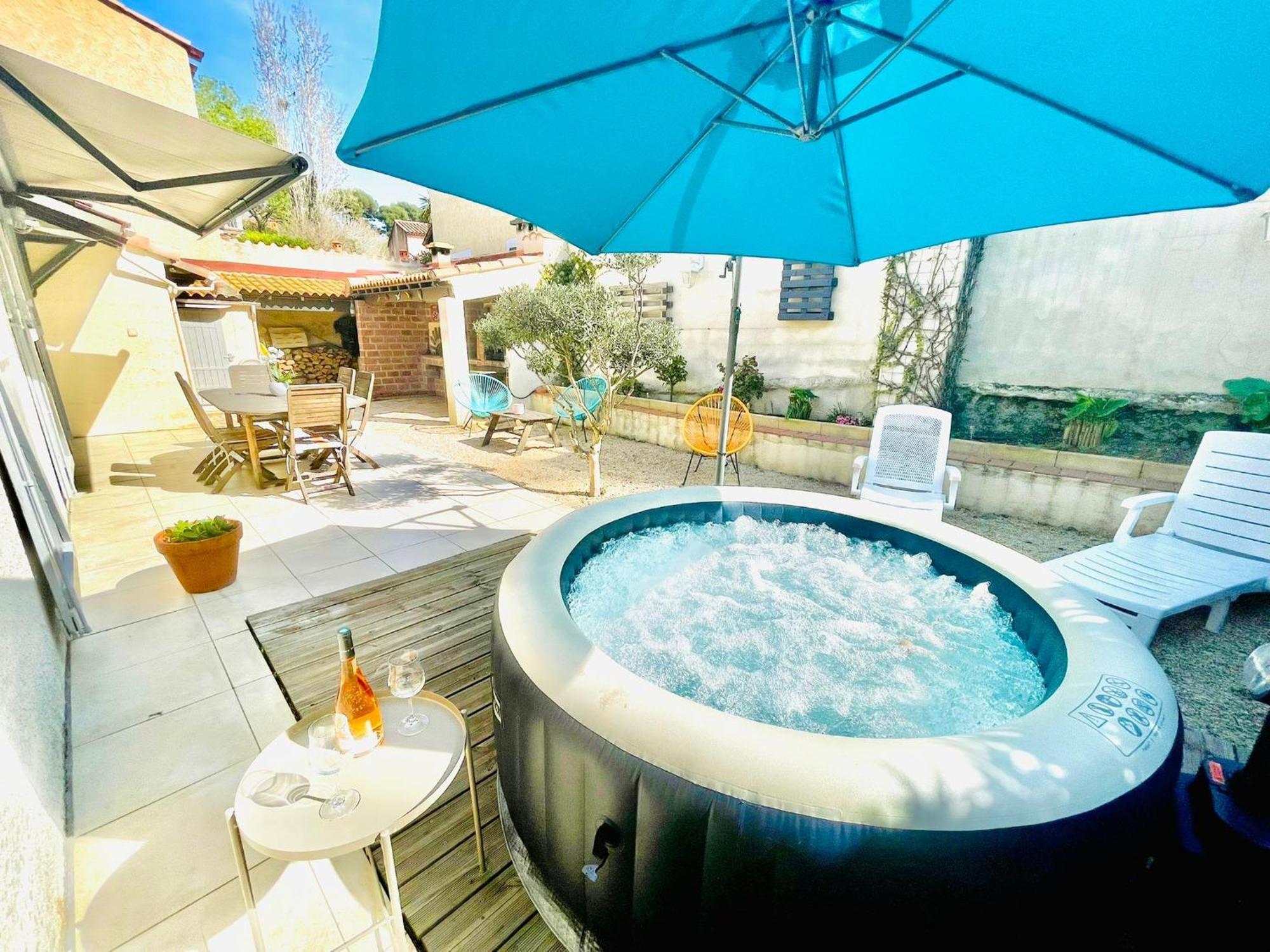 Villa Confort Jacuzzi Barbecue Clim Parking Марсилия Екстериор снимка